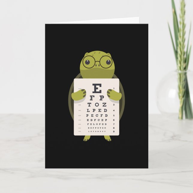 Turtle Eye Chart Card (Front)