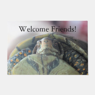 Turtle face doormat