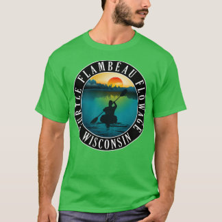Turtle Flambeau Flowage Wisconsin Kayaking T-Shirt