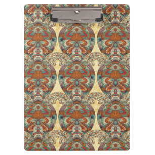 Turtle Floral Pattern Clipboard