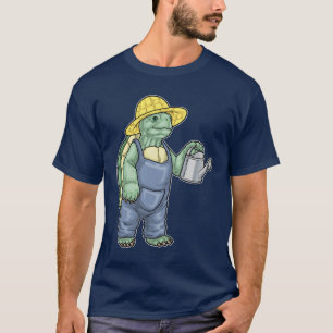 Turtle Gardener Watering can Garden T-Shirt