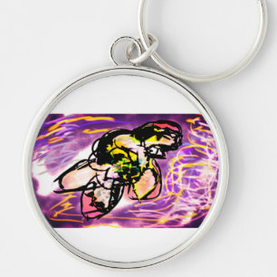 Turtle gem keychain