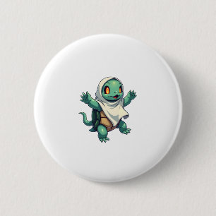 Turtle Ghoul 2 Inch Round Button