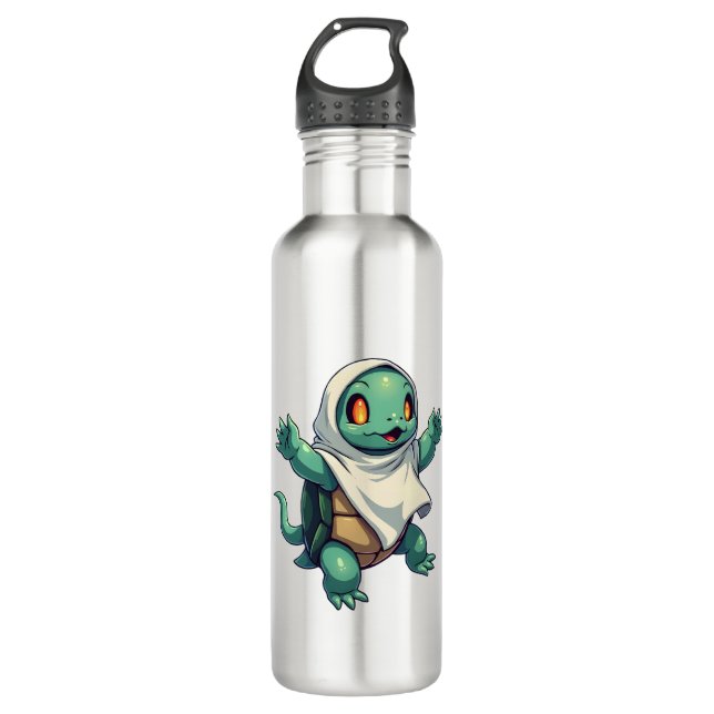 Turtle Ghoul 710 Ml Water Bottle (Front)