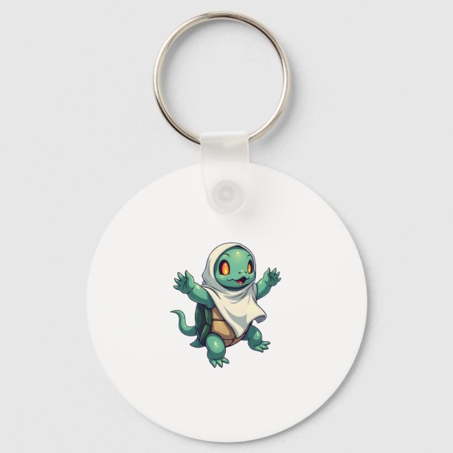 Turtle Ghoul Keychain (Front)