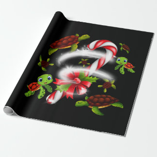 Turtle  Gift | Turtle Candy Sweet Christmas Wrapping Paper