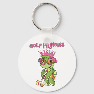 Turtle Golf Princess Keychain
