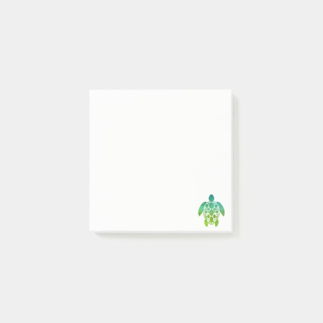 Turtle - Green Post-it Notes (Front)