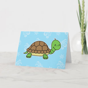 Turtle greeting card