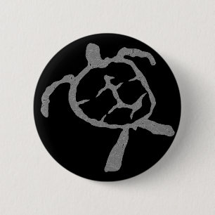 turtle-grey 2 inch round button
