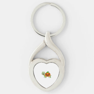 Turtle Halloween Pumpkin Classic T-Shirt Keychain