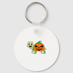 Turtle Halloween Pumpkin Classic T-Shirt Keychain