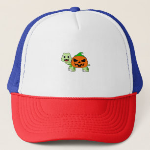 Turtle Halloween Pumpkin Classic T-Shirt Trucker Hat