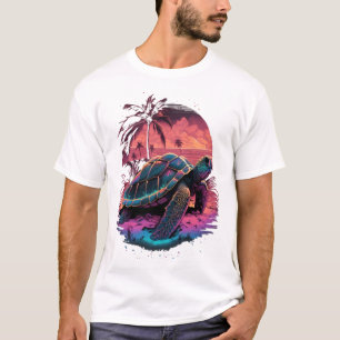 Turtle Hawaiian Sea Turtles Hawaii Beach Sunset Co T-Shirt