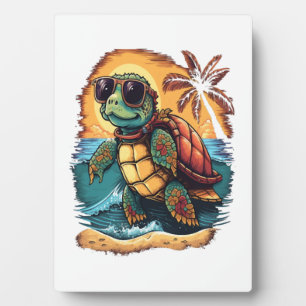 Turtle Hawaiian Sea Turtles Hawaii Tropical Beach Plaque