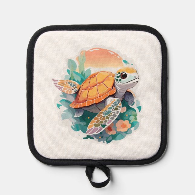 Turtle Head Pot Holder (Front)