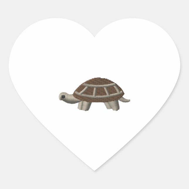 Turtle Heart Sticker (Front)