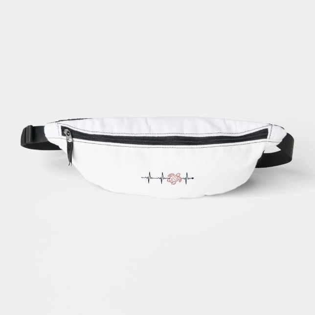 Turtle Heartbeat Tortoise Painted Alligator Fanny Pack (Front)