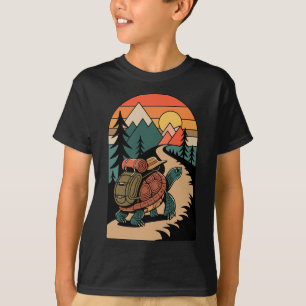 Turtle Hiking Camping Camp Camper Backpacking  T-Shirt