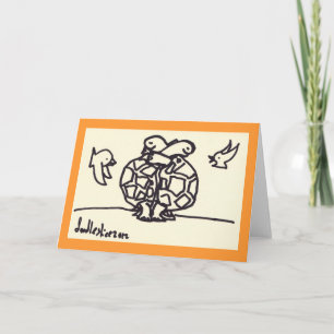 Turtle Hug - carte de voeux