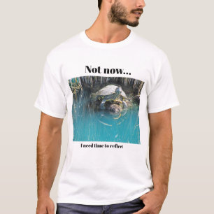 Turtle Humour Need to Reflect Lake Animal T-Shirt