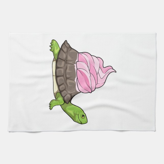 Turtle Icing Kitchen Towel (Horizontal)