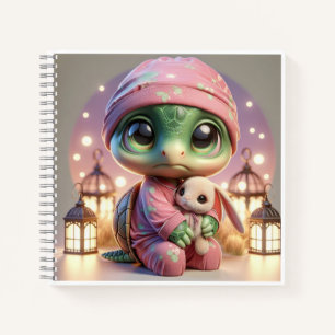 Turtle in Pink Pajamas, by Natasha Us Notebook
