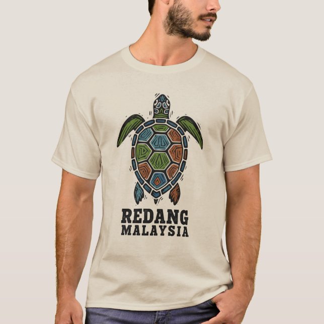 Turtle in Redang Malaysia T-Shirt (Front)