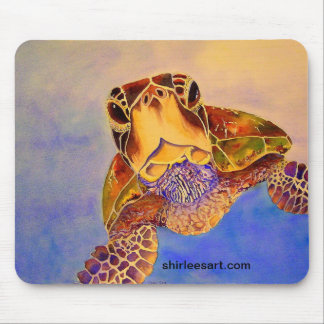 turtle in your face mousepad