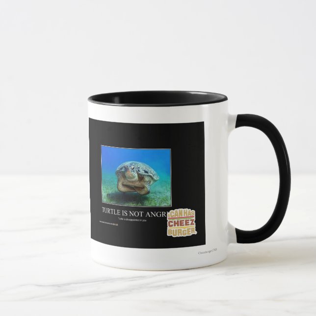 Turtle Is Not Angry Mug (Right)