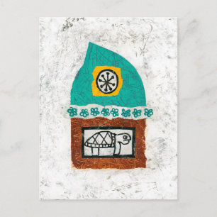 Turtle Itching For A Fight Postcard