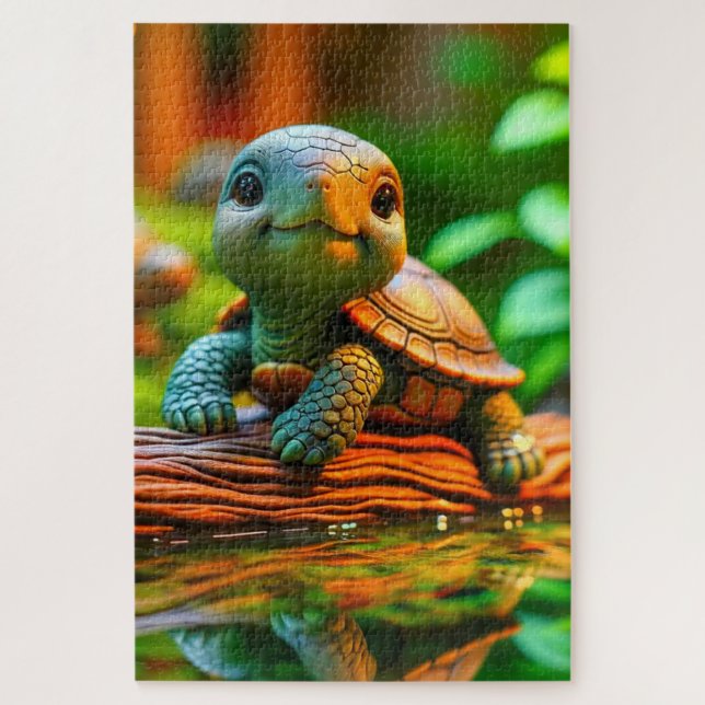 Turtle Jigsaw Puzzle (Vertical)