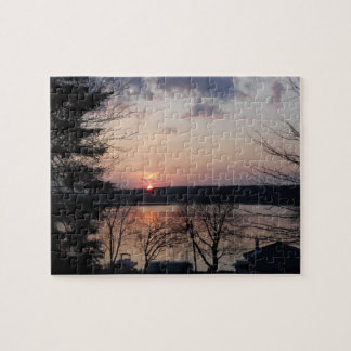 Turtle Lake Sunset Puzzle