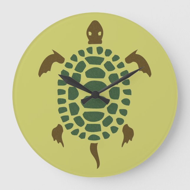 Turtle Large Clock (Front)