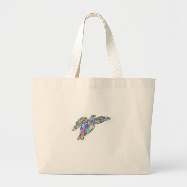 turtle large tote bag (Front)