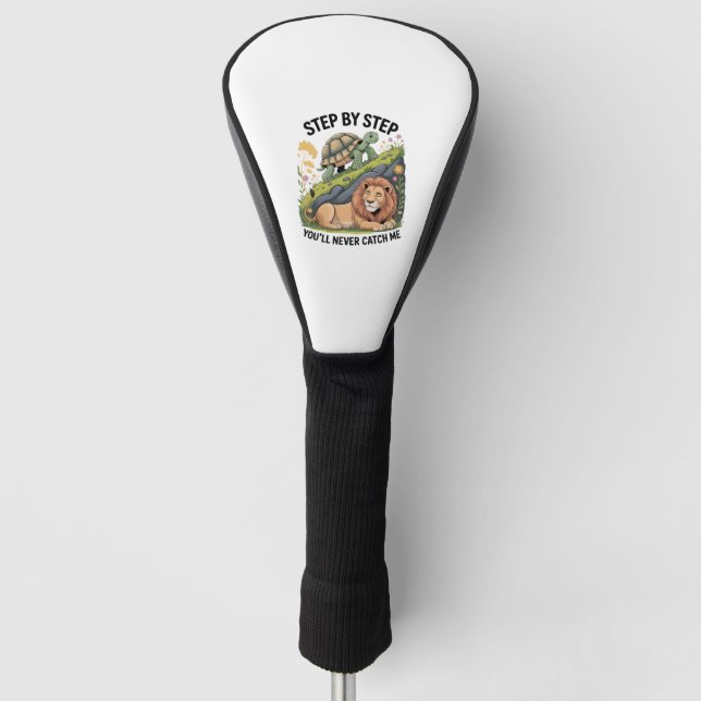 Turtle Lion Funny Golf Head Cover (Front)