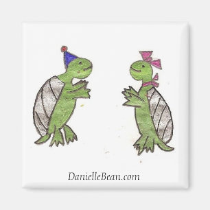 Turtle Love magnet