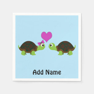 Turtle Love Napkin