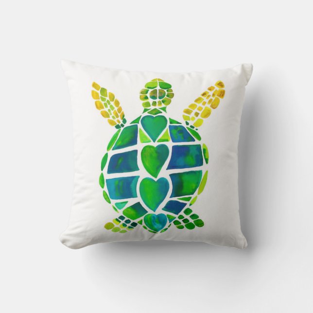 Turtle Love Pillow (Front)