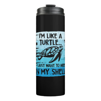 Turtle Lover | I Am Like A Turtle Thermal Tumbler