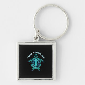 Turtle Lover | I Need Vitamin Sea Keychain