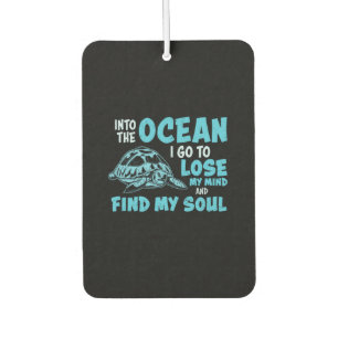 Turtle Lover Into The Ocean Air Freshener
