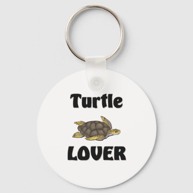 Turtle Lover Keychain (Front)