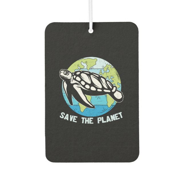 Turtle Lover | Save The Planet Air Freshener (Front)