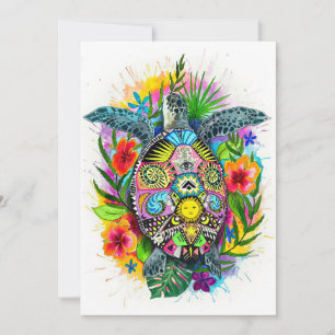 Turtle Lover Spiritual Turtle Save The Date