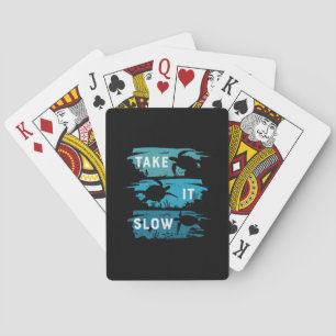 Turtle Lover Take It Slow Playing Cards