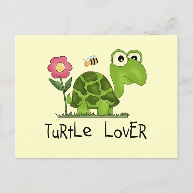 Turtle Lover Tshirts and Gifts Postcard (Front)