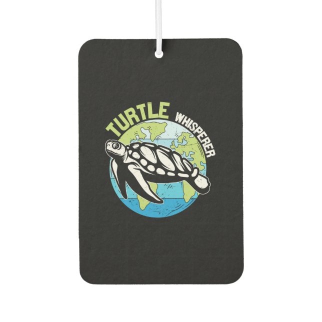 Turtle Lover | Turtle Whisperer Air Freshener (Front)