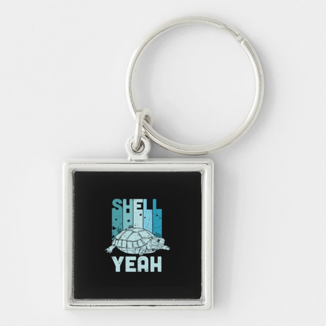 Turtle Lover | Turtle Yeah Keychain (Front)