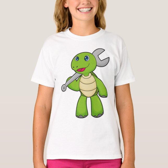 Turtle Mechanic Wrench T-Shirt (Front)